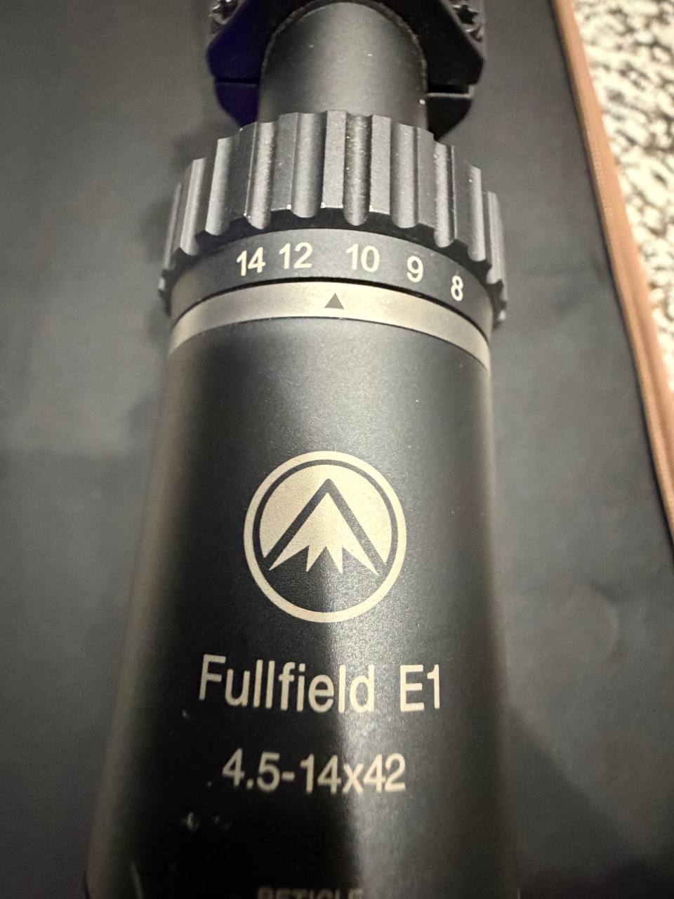 Burris Fullfield E1 4.5-14x42 — mounted and ready for the range